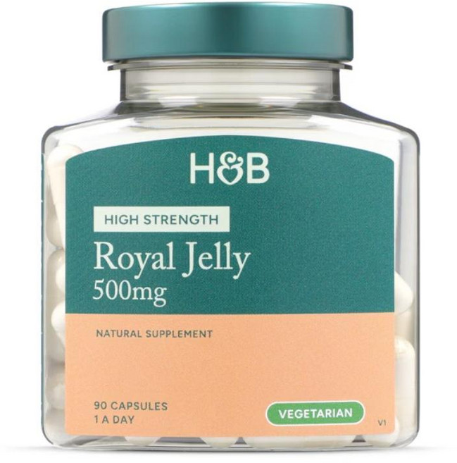 홀랜드앤바렛 로얄제리 500mg 하이스트렝스 캡슐 Holland & Barrett Royal Jelly, 1개