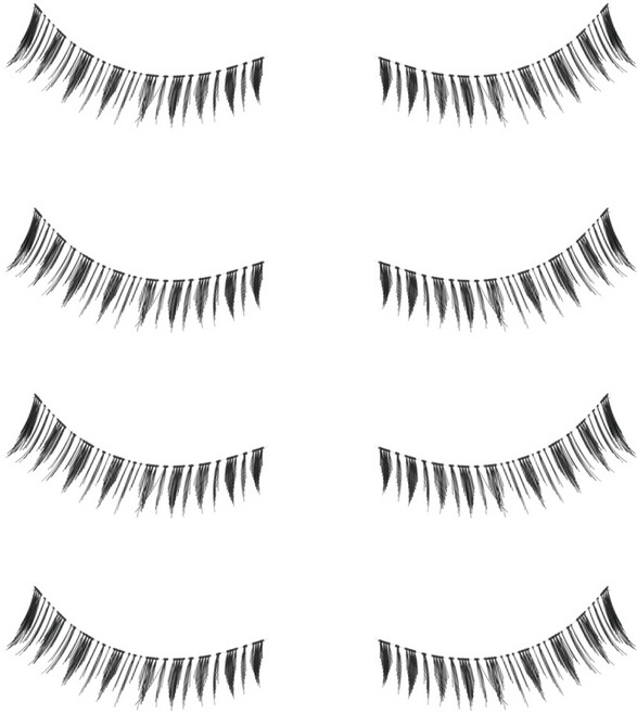 글램벅스 모다 아이래쉬_수퍼 노말 속눈썹(4쌍+보관케이스), SUPER NORMAL_009, 4개