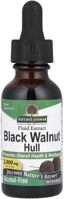 Nature's Answer 흑호두 껍질 액상 추출물 알코올 무함유 2000mg 30ml(1fl oz), NaturesAnswer흑호두껍질액상추출물알코올무함유2, 1개, 30ml - 쿠팡