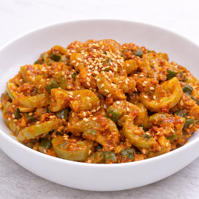 국내산 오이지 무침 장아찌 500g, 1개
