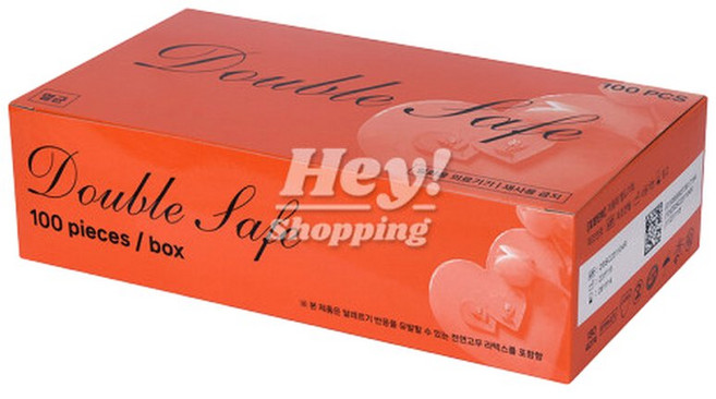 더블세이프 벌크 모텔 대용량 콘돔 (100P), 1개, 100개입