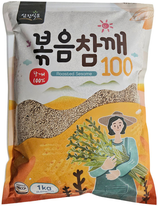 삼진식품 볶음참깨 1kg 볶은 통깨, 1개