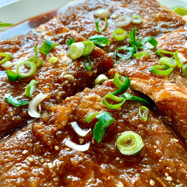 정직한갈비 돼지갈비포장 구이 부들 양념 왕 알찬미트 1.2kg, 2개