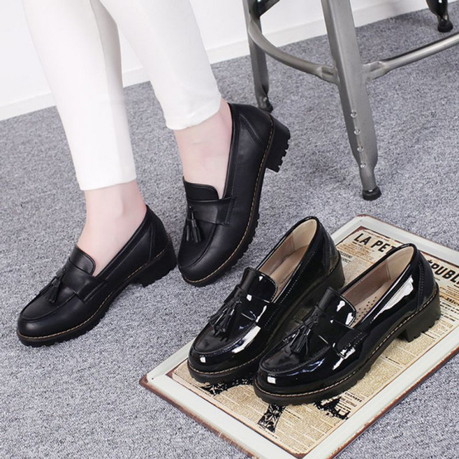 바나나팜스 주니어 성인 구두 방울하굽 로퍼-250mm cs