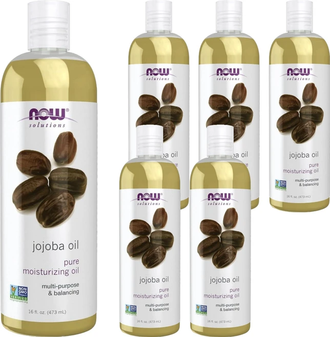 나우푸드 호호바 오일 퓨어 모이스처라이징, 473ml, 6개 - 쿠팡