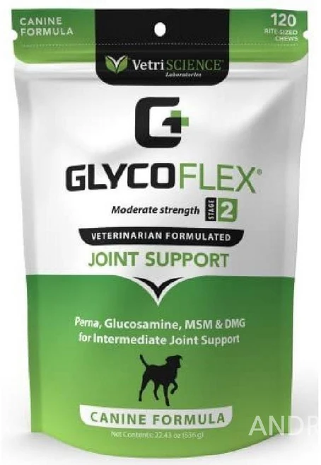 베트리사이언스 글라이코플렉스2 조인트서포트 강아지 고관절 영양제 120츄, 1개 - 쿠팡