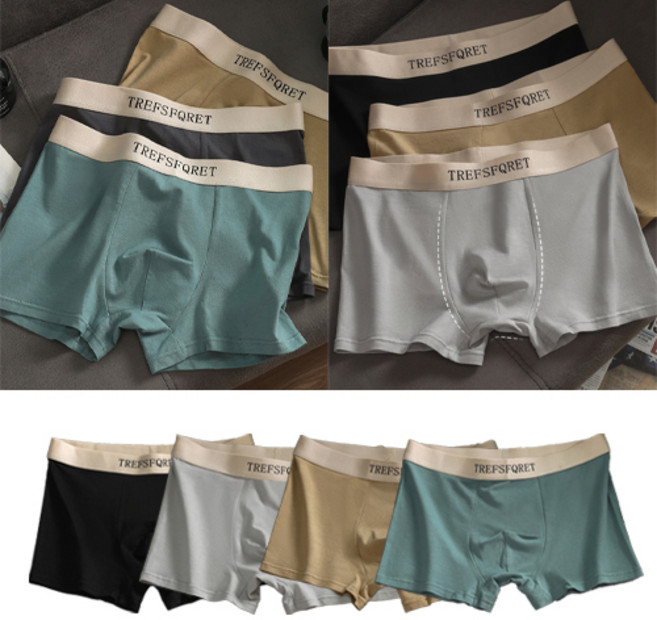 PARANKC 고급 순면60수 드로즈 남성팬티 4종세트