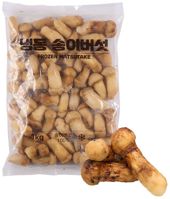 자연산 냉동 송이버섯, 1개, S(5~7cm) 1kg