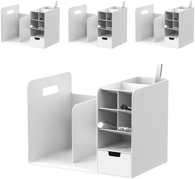 시스맥스 하이브 책꽂이, 화이트 4개