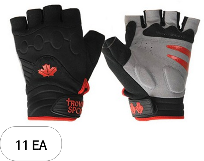 트로비스 헬스장갑 TS7000, 11개, 혼합색상