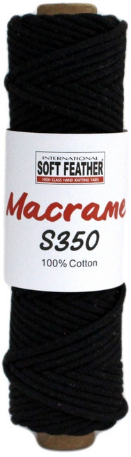 國際SOFT FEATHER Macrame 編結棉線 S350 3mm 優質棉線 多色手作線材, 20, 1個