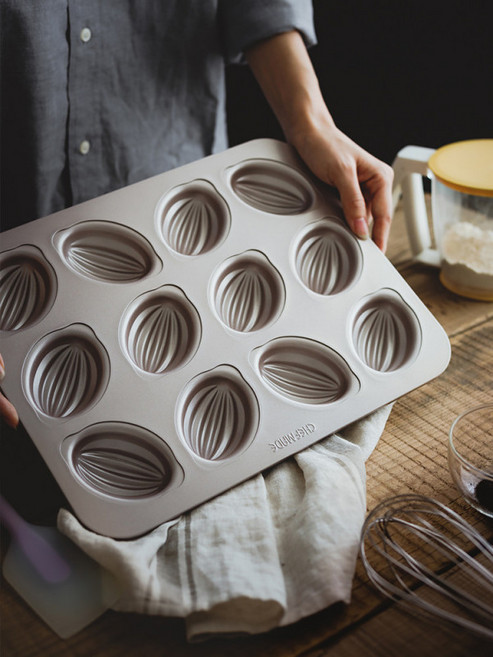 카카오 마들렌 몰드 케이크 붙지않는 베이킹 틀 피낭시에 쿠키, 1개