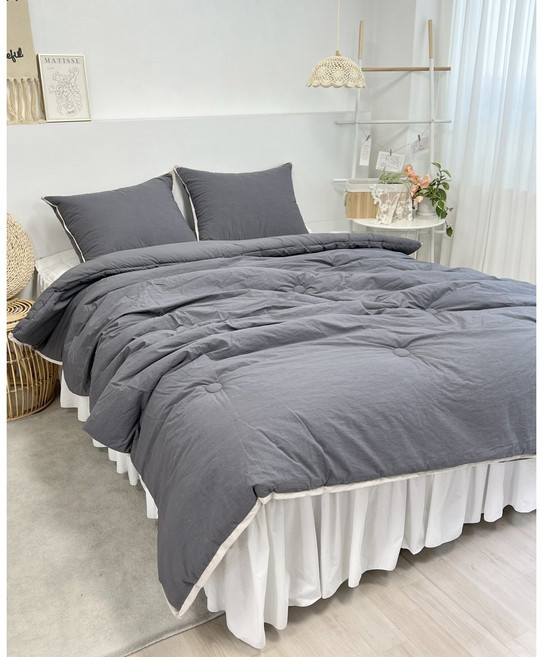 [국산] 60수 고밀도 순면 + 렌징 모달 겨울 차렵이불