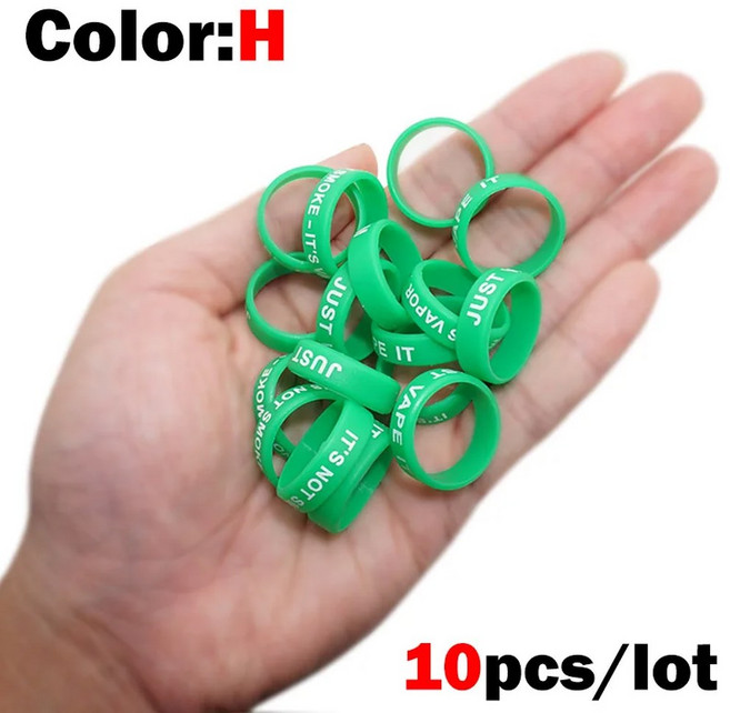 새로운 10pcs 낚싯대 핸들 보호 케이스 루어 실리카 젤로드 클립 O 자형 링 보호기 컬러 태클 미끄럼 방지, H10pcs