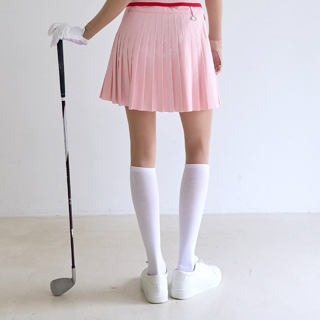 버디버니 삭스타킹 골프양말 스타킹, 1개, 화이트