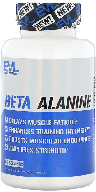 효과가좋습니다 EVLution Nutrition 베타 알라닌 650mg 베지 캡슐 60정 고급영양제, EVLutionNutrition베타알라닌650mg베지캡, 1개