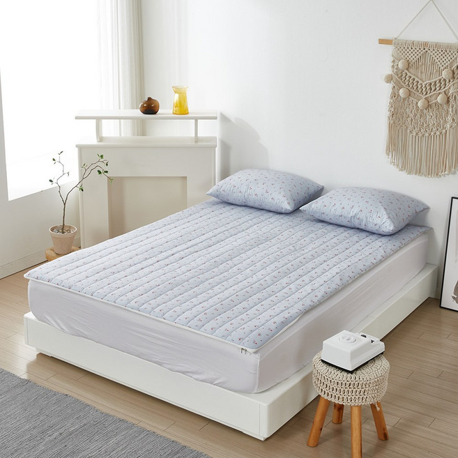 몰리 세미 마이크로화이버 온수매트커버 / S Q 사이즈, 블루