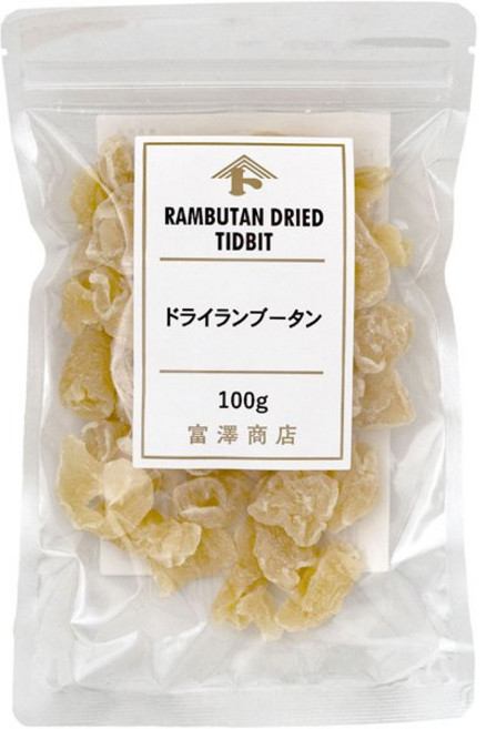 토미자와 상점 TOMIZ 드라이 람부탄 100g 일본 건조 말린 과일, 1개