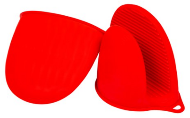 국산 실리팟 실리콘 주방 오븐 장갑 양손 세트, 레드, 10세트