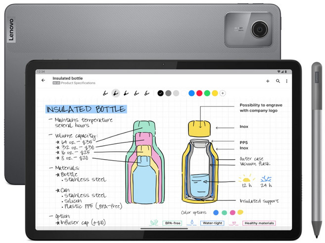 레노버 Tab M11 WITH PEN 태블릿PC, 루나그레이, 128GB, Wi-Fi