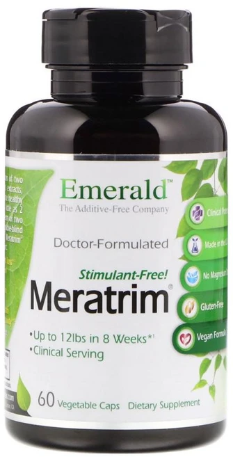 Emerald Laboratories Meratrim Free 400mg 에메랄드 래버토리스 메라트림 각성제 무포함 60베지캡슐 망고스틴 함유, 1개, 60정 - 쿠팡