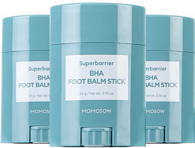 모모쏘우 슈퍼배리어 풋밤 스틱 20gX3통 발꿈치 발각질 풋크림, 20g, 1개