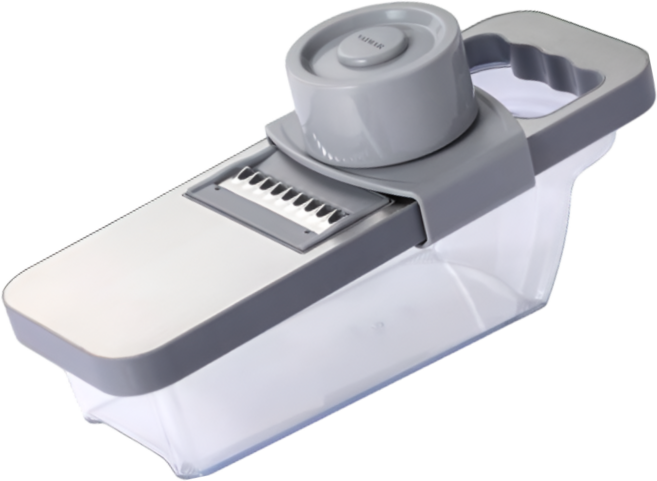 아엘론 안전손잡이 만능채칼 5종세트 스텐304 슬라이서 채썰기 감자 당근, 1세트, 라이트그레이