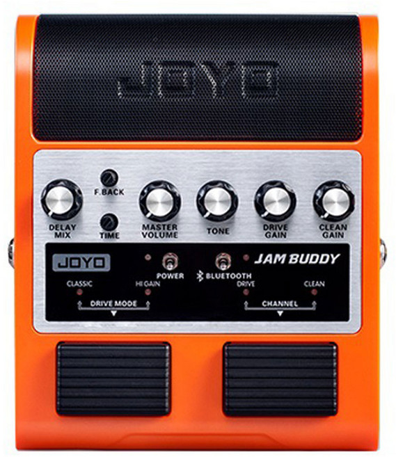 JOYO 조요 JAM BUDDY 전자기타 이펙터 페달 앰프 4W+4W 딜레이 오버드라이브, 1개