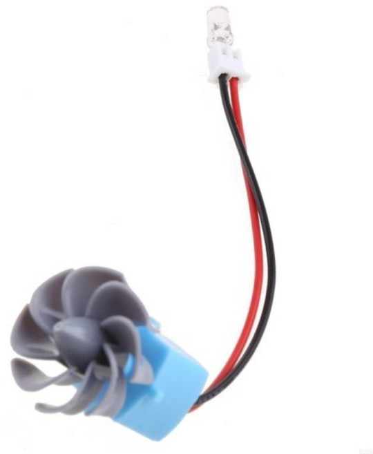 0.01V-15V 이중 목적 미니 풍력 발전기 교체 터빈 물 수력 모터 전원, 01 CHINA, 1개