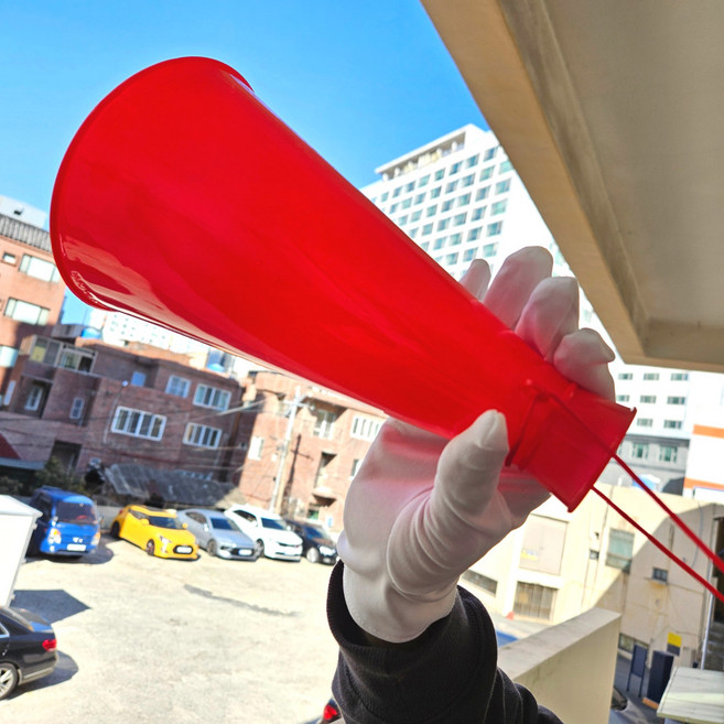 레드컬러 응원 확성기 나팔 체육대회, 3개