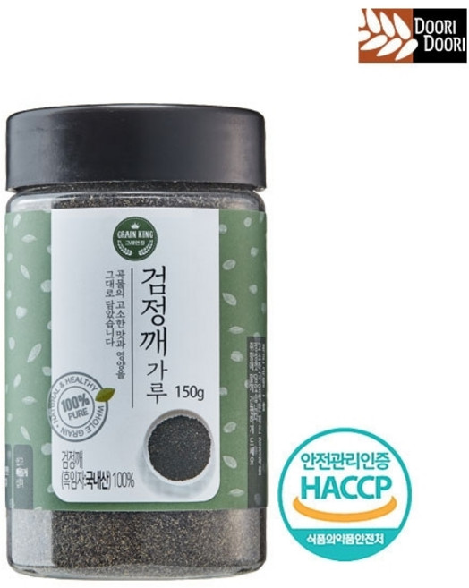 기타 담백한 국산 검정깨가루 볶은 흑임자 검은깨 곡물가루 두리두리, 검정깨 가루 150g, 1개