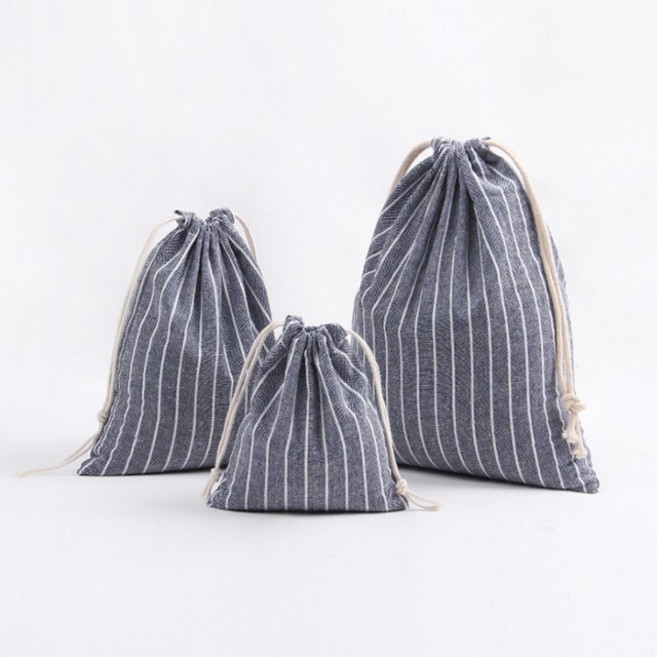 디자인다양 캔버스 복주머니 파우치