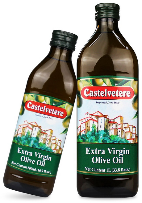 브이플랜 냉압착 올리브유 엑스트라버진 올리브오일 이탈리아 500ml+1L 총 1.5L, 1세트