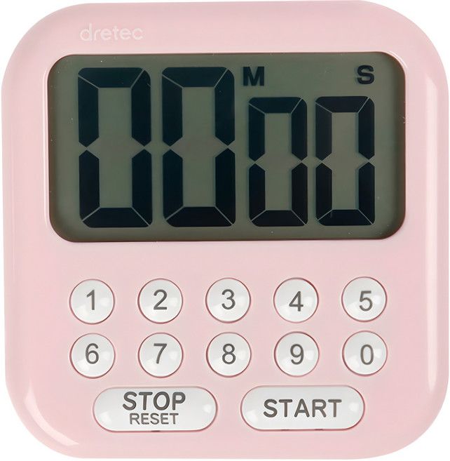 드레텍 쿠킹타이머 T-194PK, 핑크, 1개