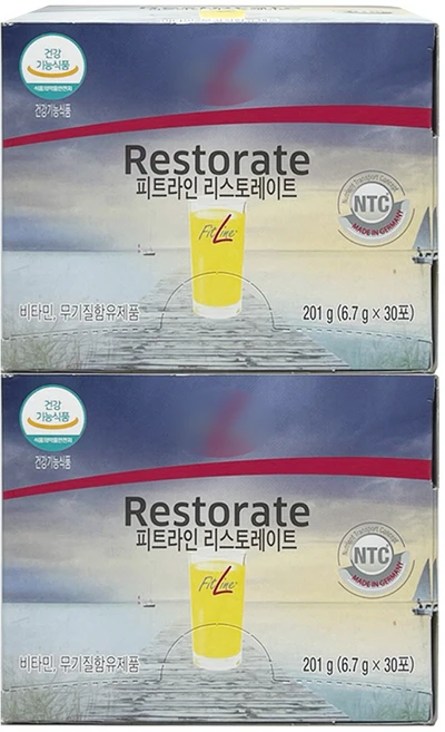 정품 독일피엠 리스토레이트 2개 +포켓물티슈 증정, 201g - 쿠팡
