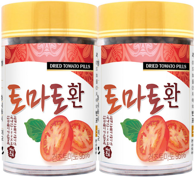 바른약초 간편하게 토마토환 국내산100%, 100g, 2개
