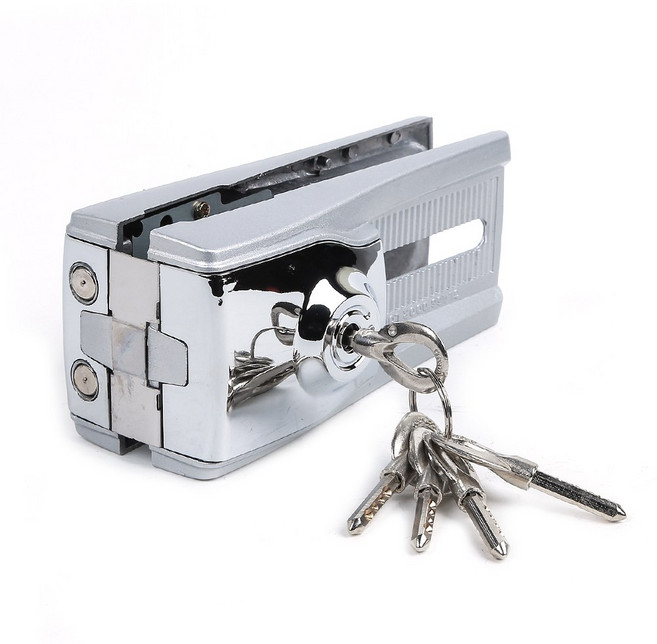 그리핀2(단문형) 유리문보조키 강화도어열쇠 유리문잠금장치, 그리핀2, 고객직접설치