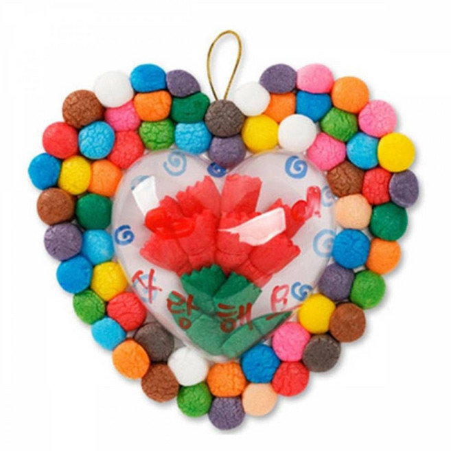 플레이콘 카네이션 만들기 (1인용) 어버이날 스승의날 diy 키트 교구 단체 부모님 선물 선생님선물, 단품