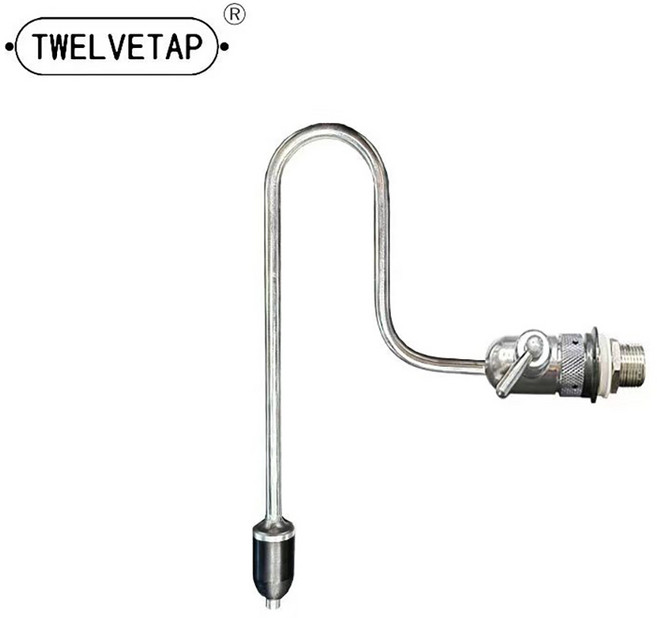 호환 TWELVETAP 조절식 304 스테인리스 스틸 맥주 비포머 컵 클럽 하단 디펜서 장치 홈브루 공예 탭, 02 2, 1개