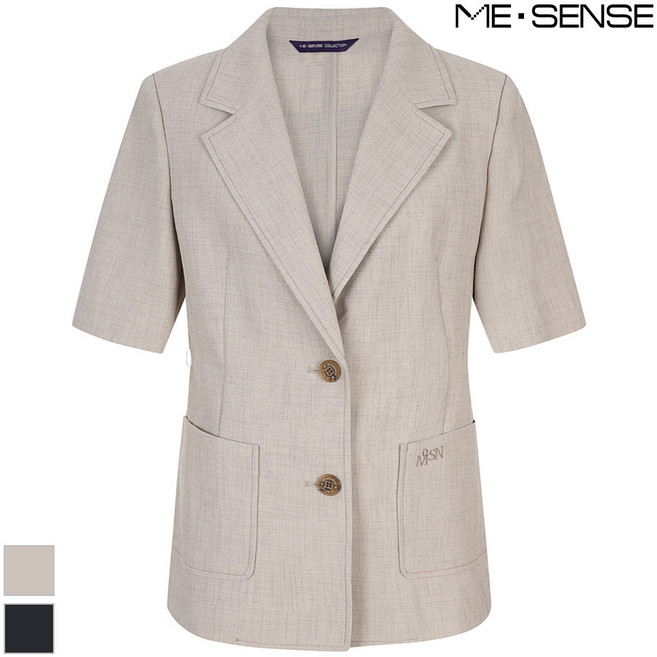 [미센스] 투버튼 반팔자켓_MB45JKM188A
