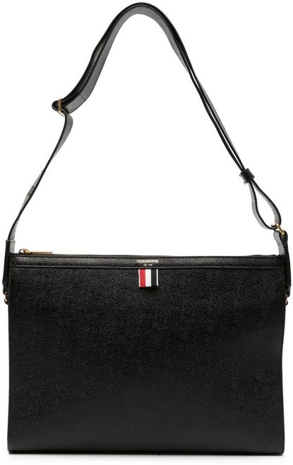 톰 브라운 4 바 가죽 크로스 백