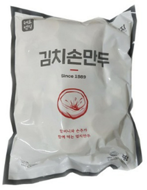 엄지 김치 손만두 1200g, 1.2kg, 3개
