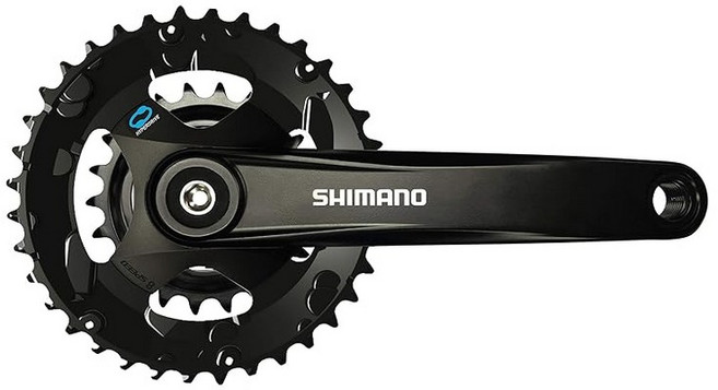 시마노 (SHIMANO) 크랭크 세트 FC-M315-2 블랙 36X22T 170mm 8S7S EFCM3152C62XL, 상세페이지 참조, 1개
