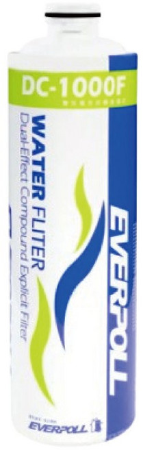EVERPOLL 愛科 雙效複合式淨水器濾心 DC-1000F, 1個, DC-1000F 單支