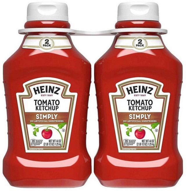 Heinz 하인즈 심플리 토마토 케첩 1.25kg, 2개