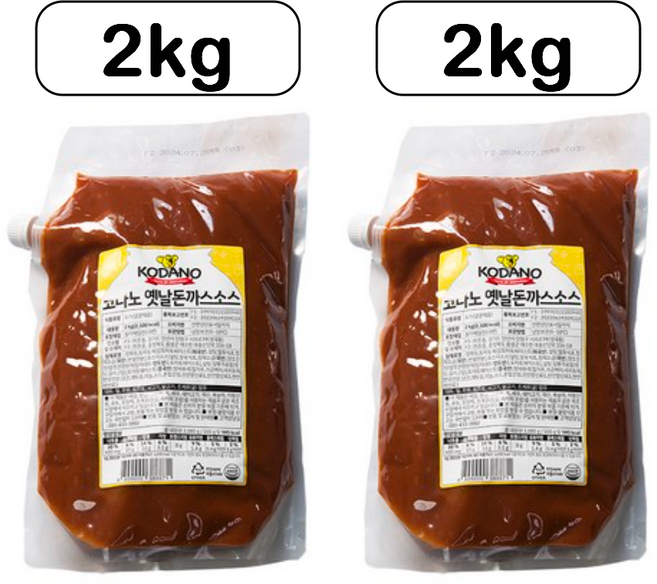 코다노 옛날돈까스소스, 4kg, 1개