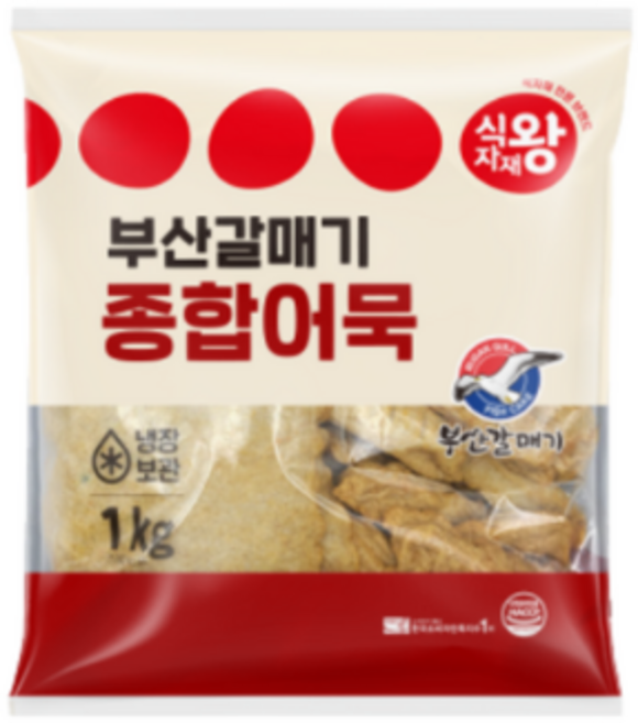 식자재왕 부산갈매기 볼어묵, 1개, 1kg