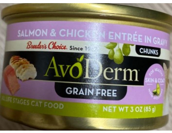 아보덤 그레인프리 연어 치킨 고양이 습식캔, 닭+연어, 85g, 6개