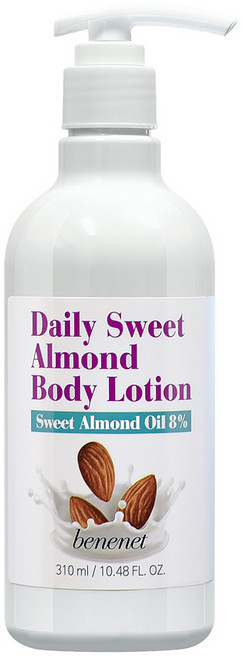 베니넷 데일리 스위트 아몬드 바디 로션 스윗아몬드오일 함유, 1개, 310ml