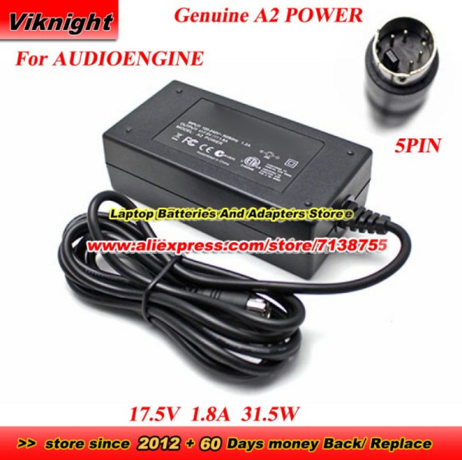정품 A2 파워 AC 어댑터 17.5V 1.8A 31.5W 5핀 오디오엔진 N22 오디오비전 A2 A2 시리즈 스피커 오디오 엔, 01 EU, 01 China Mainland